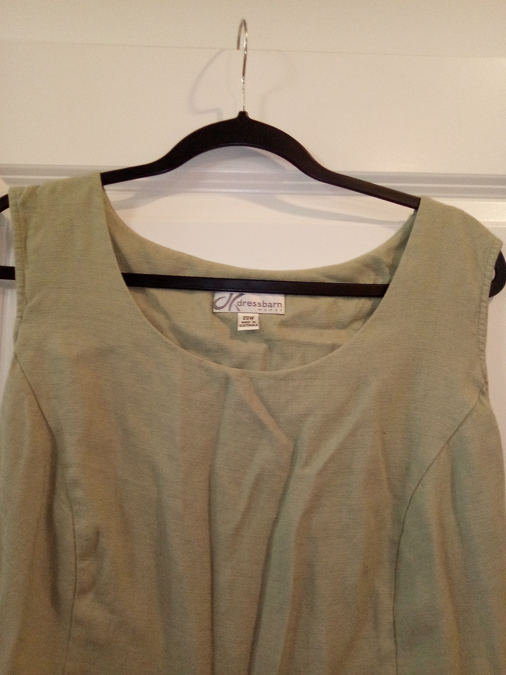Sleeveless Pistachio Green Midi Skirt Set - Women Size 20W By Dressbarn - Picture 4 of 9